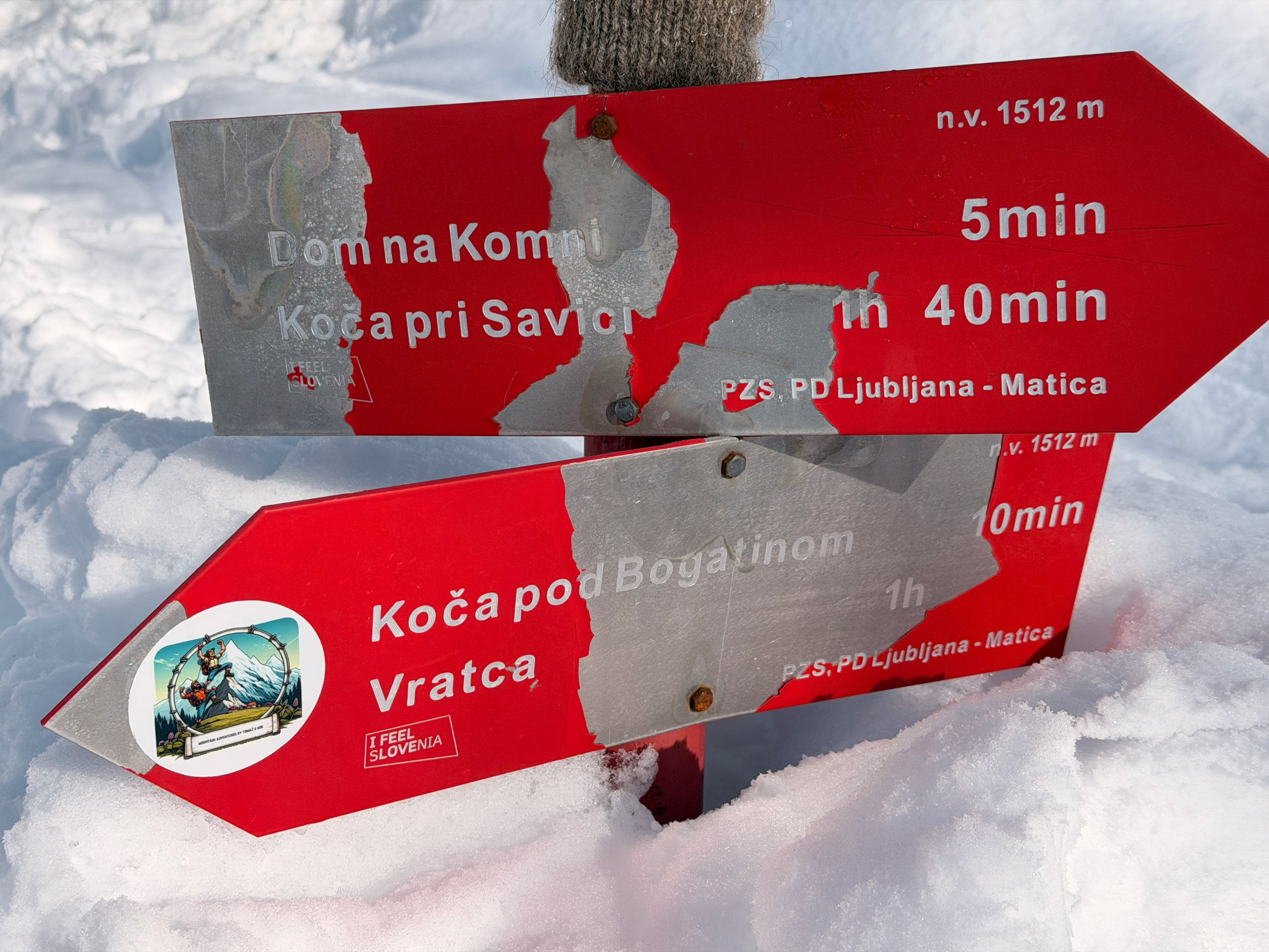 Koča pod Bogatinom – fotografija s poti