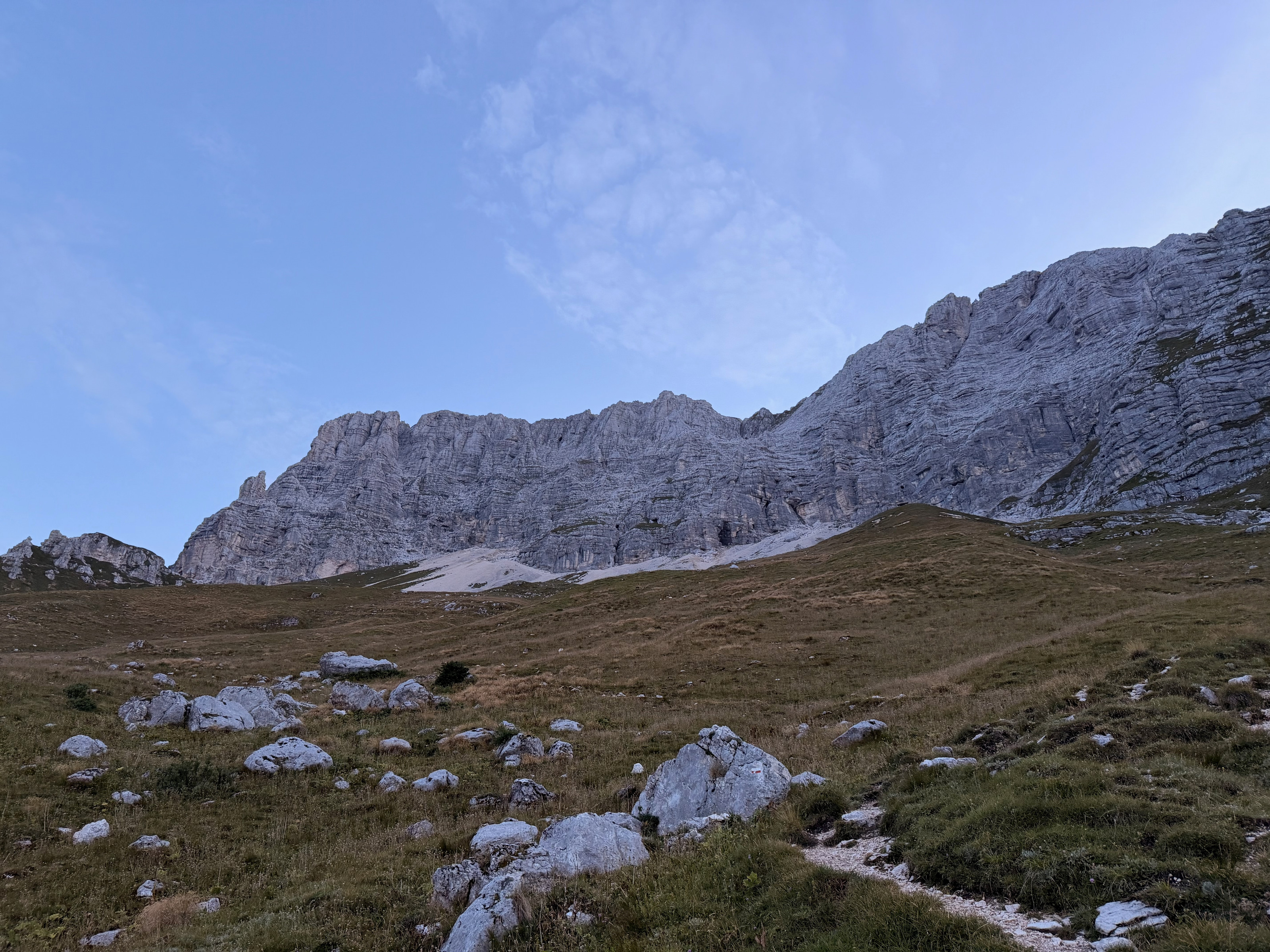 Montaž / Jôf di Montasio – fotografija s poti