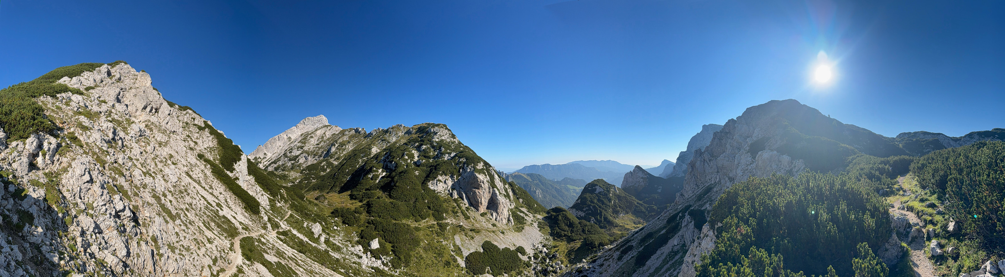 Ojstrica – fotografija s poti